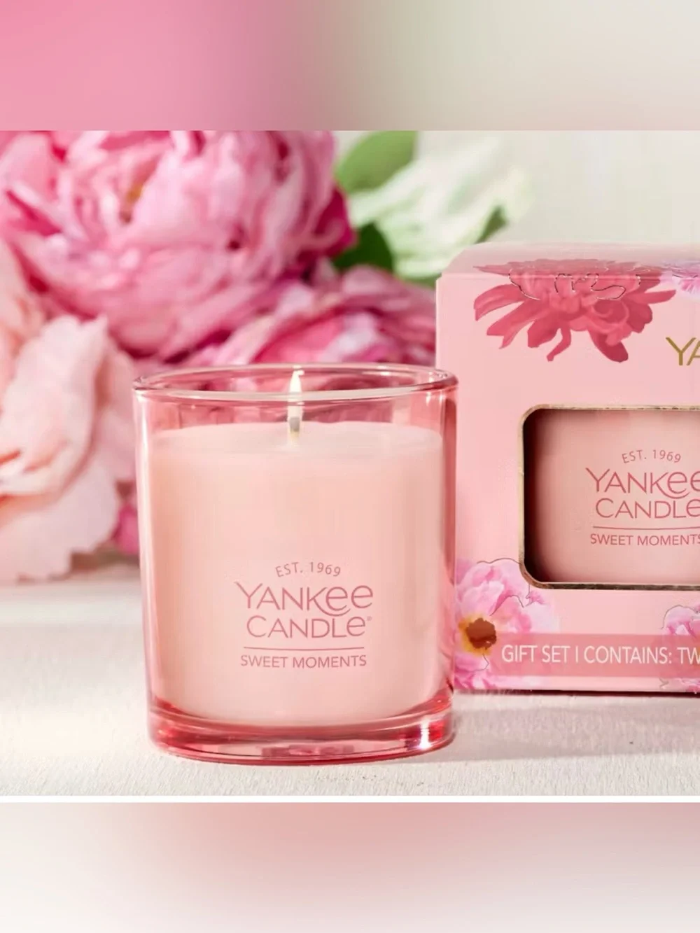 Yankee Candle Pink Peony Mother’s Day Gift Set NWT
